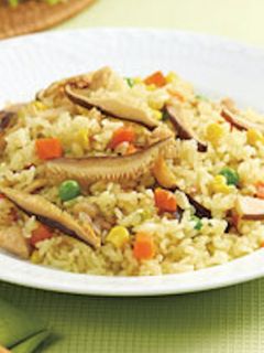 椎茸のカレー風味炊き込みご飯-レシピのメイン写真