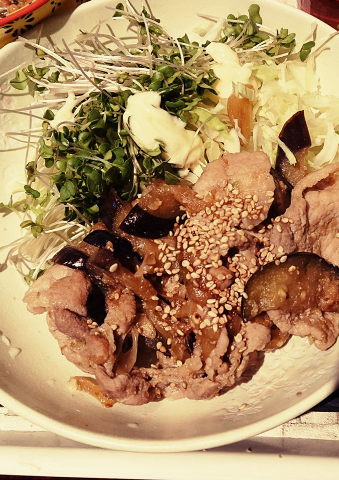 豚と茄子のしょうが焼き-レシピのメイン写真