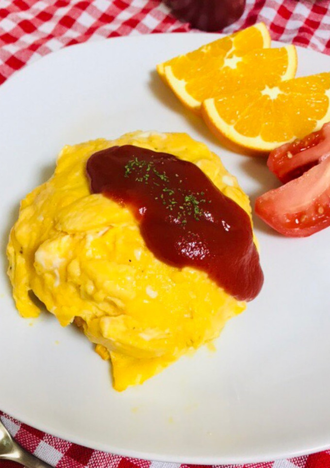 とろとろ卵のコツ＊半熟オムライス♪-レシピのメイン写真