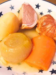 簡単!ルクルーゼで野菜丸ごとポトフ-レシピのメイン写真