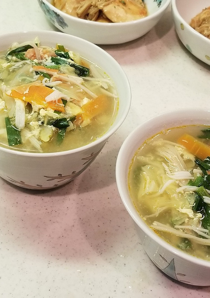 カニかまと卵の中華スープ-レシピのメイン写真