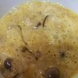 簡単美味・キノコとニンニクの卵かけご飯