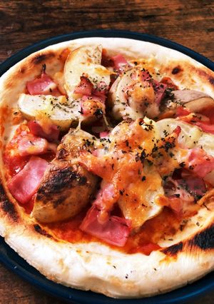 10分でできるピザ(業務用スーパー)-レシピのメイン写真