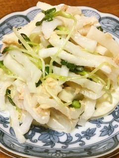 【W大根】大根&貝割れ大根サラダ-レシピのメイン写真