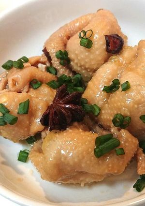 インフル予防!簡単!鶏皮の八角煮-レシピのメイン写真