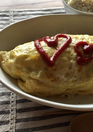 大好きかわいいオムライス！-レシピのメイン写真