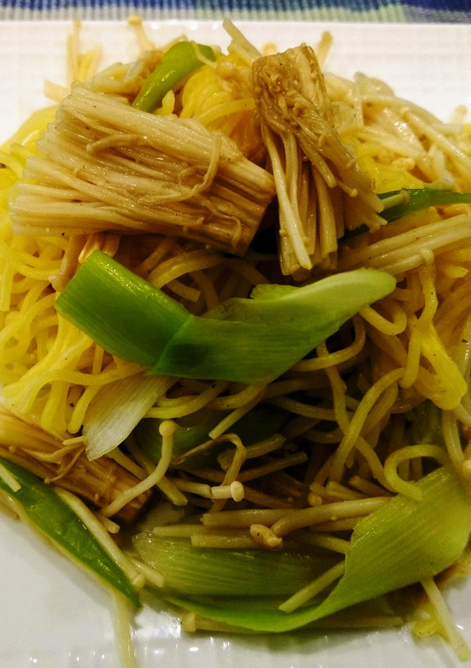 ネギとえのきの塩焼きそば-レシピのメイン写真