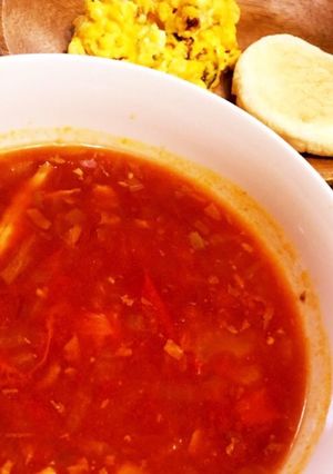 たっぷりトマトのミネストローネ♪-レシピのメイン写真