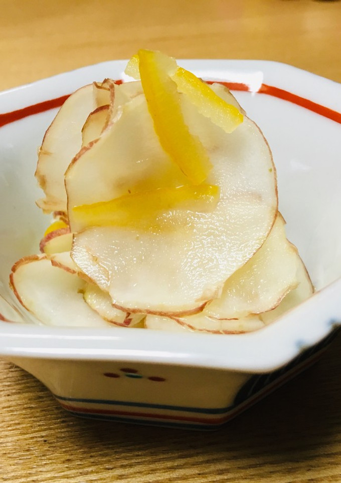 簡単 菊芋の黒酢ゆず茶漬け-レシピのメイン写真
