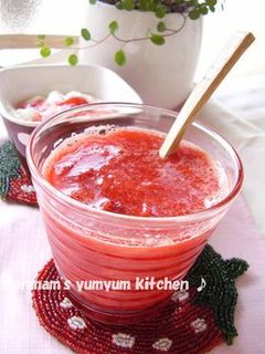 ナチュラル✿ストロベリーソース-レシピのメイン写真