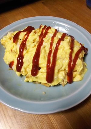 ざっくり炒り卵でオムライス-レシピのメイン写真