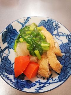 《トップ10入り!》カブと油揚げの煮物-レシピのメイン写真