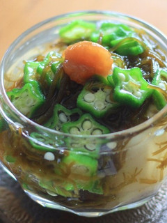 オクラともずくのねばねばさっぱり豆腐-レシピのメイン写真