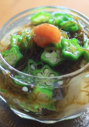 オクラともずくのねばねばさっぱり豆腐-レシピのメイン写真
