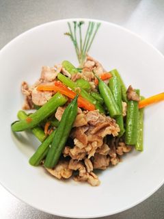 豚肉といんげんのパパっと炒め-レシピのメイン写真
