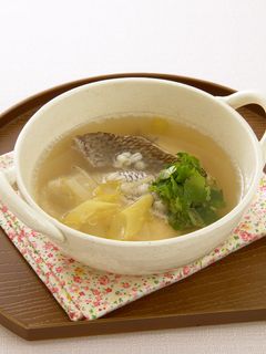 もち麦と鯛のしょうがスープ-レシピのメイン写真