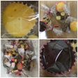 ココアカップケーキとバニラカップケーキ