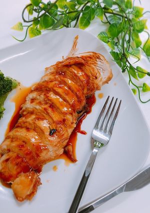 *簡単*柔らか*鶏胸肉の照り焼き*-レシピのメイン写真