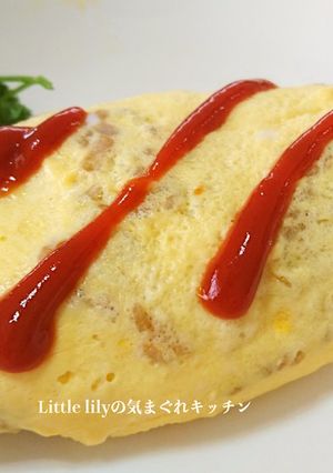 炊飯器とレンジで簡単オムライス-レシピのメイン写真