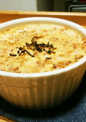 犬ご飯　甘くないライスプディング-レシピのメイン写真