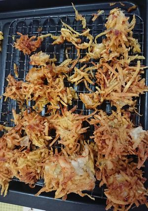 さつまと干しエビのかき揚げ風-レシピのメイン写真