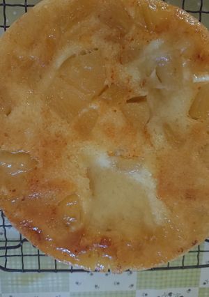 炊飯器であまった日本酒とりんごのケーキ-レシピのメイン写真