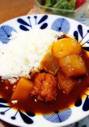 簡単リメイク♪おでんスープカレー-レシピのメイン写真