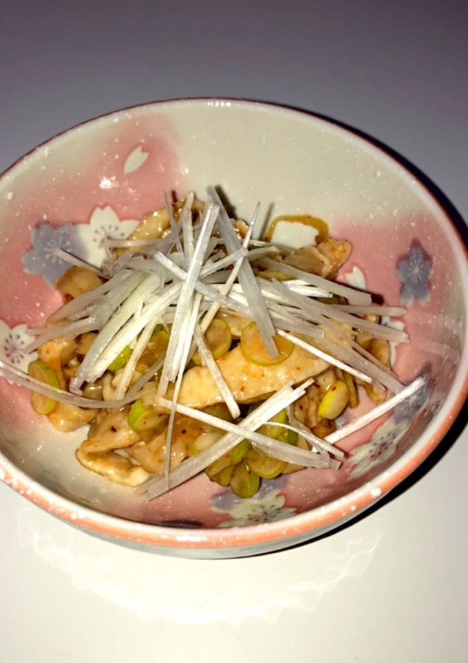 鶏皮のぷるぷる中華風和え-レシピのメイン写真