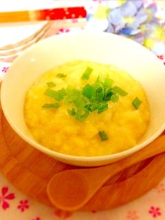 白だしと昆布茶の卵粥-レシピのメイン写真
