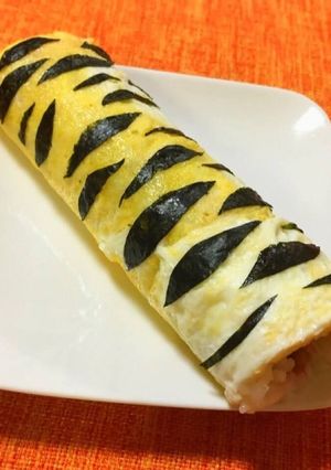 虎柄！恵方巻き-レシピのメイン写真