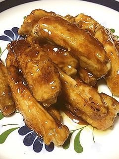 簡単ズボラ飯♪手羽中の甘辛煮☆おつまみに by サブマリン