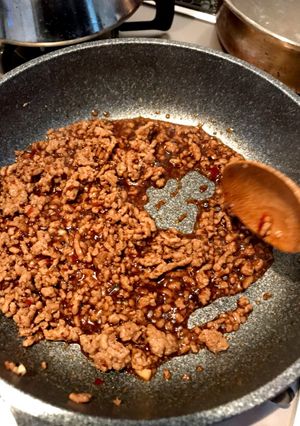 豚ひき肉のピリ辛味噌そぼろ-レシピのメイン写真