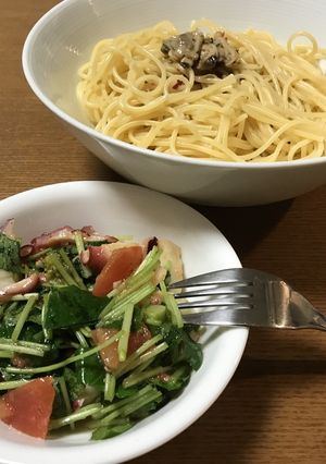 たことトマトと三つ葉のサラダ-レシピのメイン写真