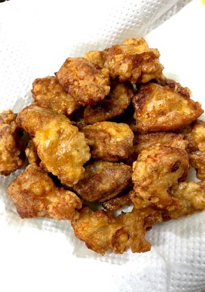 片栗粉に溶き卵プラスで簡単唐揚げ♪-レシピのメイン写真