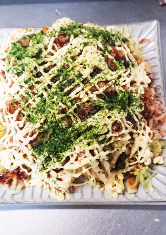 栃尾揚げのお好み焼き風-レシピのメイン写真