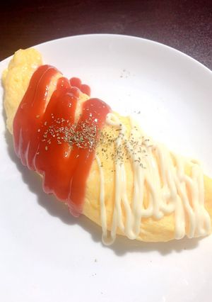 チーズオムレツ 【朝五分シリーズ】簡単-レシピのメイン写真