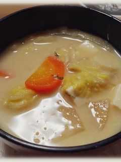 野菜だけ粕汁-レシピのメイン写真