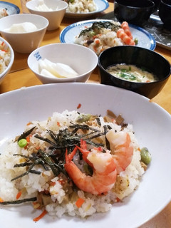クィーンクック☆ちらし寿司塩エビ添え-レシピのメイン写真