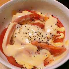 รูปของ レンチン！トマトチーズ