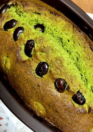 大人の味＊黒豆と抹茶のパウンドケーキ-レシピのメイン写真