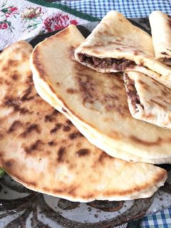 ウズベキスタン♡簡単!焼きビーフパン-レシピのメイン写真