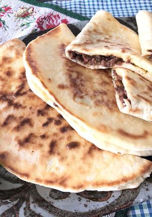 ウズベキスタン♡簡単！焼きビーフパン-レシピのメイン写真
