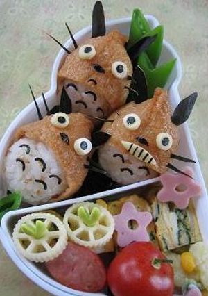 いなりのトトロ (キャラ弁)-レシピのメイン写真