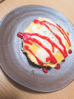 オムライスチーズクリームがけ-レシピのメイン写真