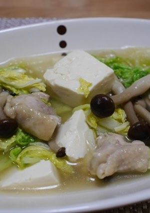 白菜と鶏肉としめじのとろっと煮-レシピのメイン写真