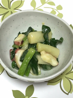 みかん酢で作るネギとタコのぬた-レシピのメイン写真