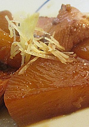 白いご飯に　ぶり大根-レシピのメイン写真
