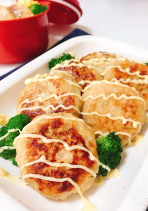 冷めても柔らか！鶏ひき肉の味噌マヨつくね-レシピのメイン写真