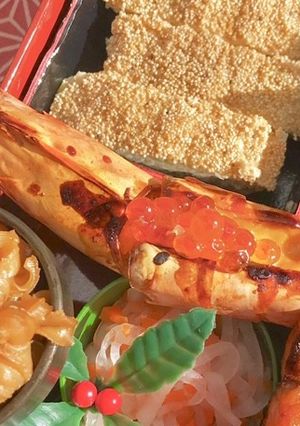 おせちの、海老黄金焼き-レシピのメイン写真