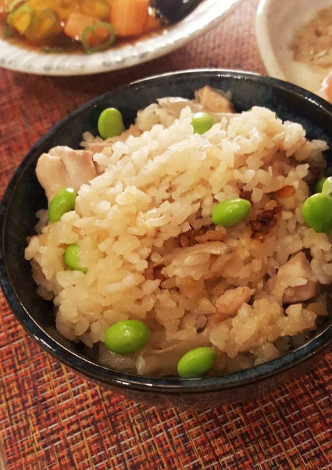鶏肉とごぼうの炊き込みごはん。-レシピのメイン写真